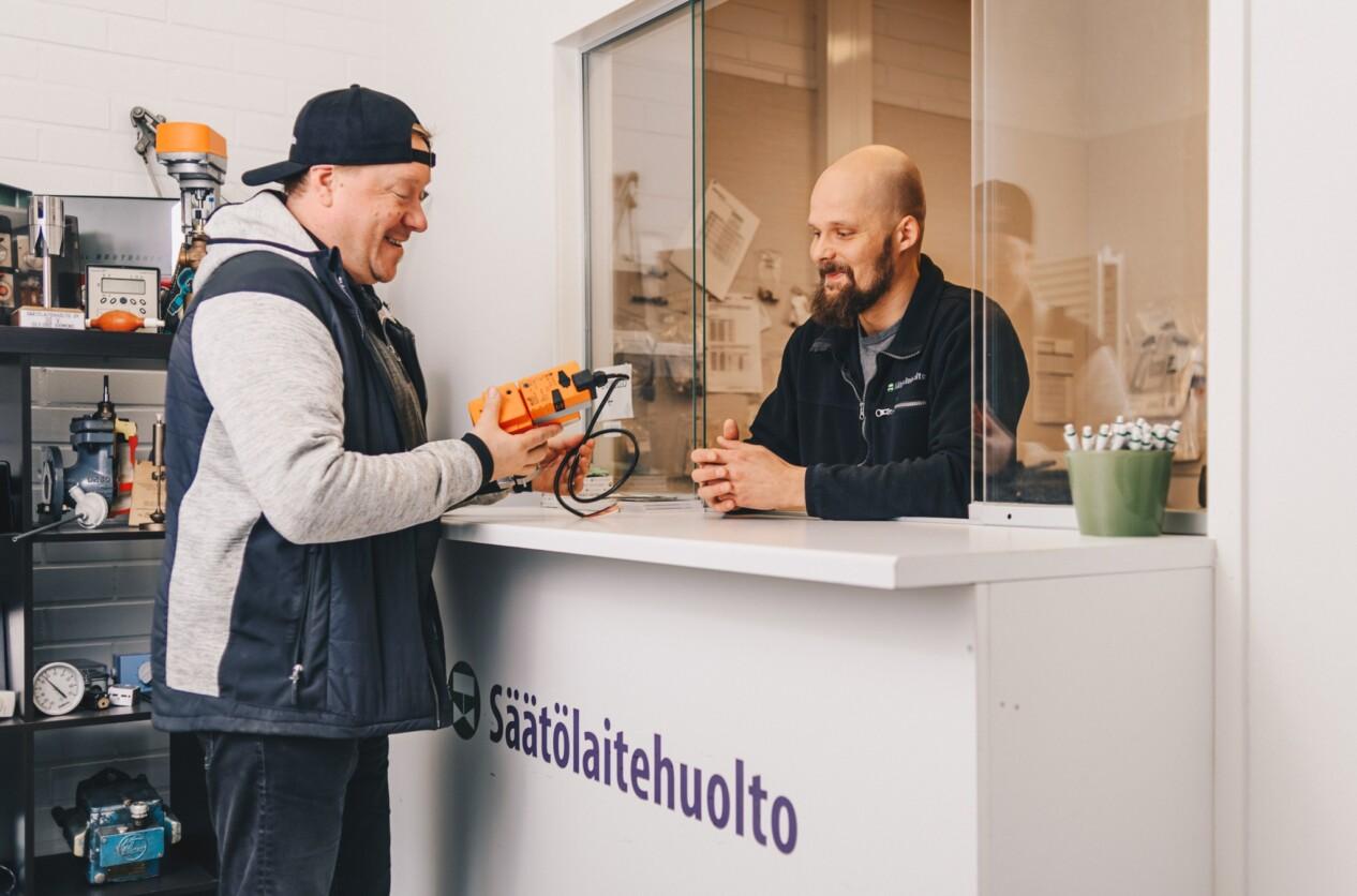 Säätölaitehuollon laitemyyjä